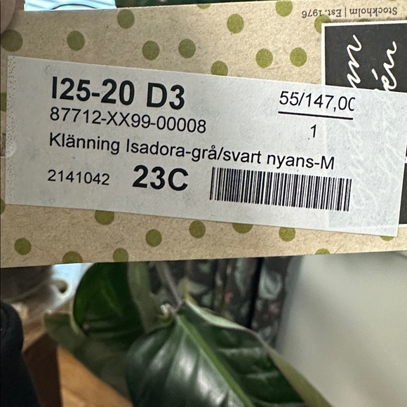 Gudrun Sjoden Kleid Isadora Folklore Organic Cotton Tunic Dress With Pockets Med - Picture 3 of 17